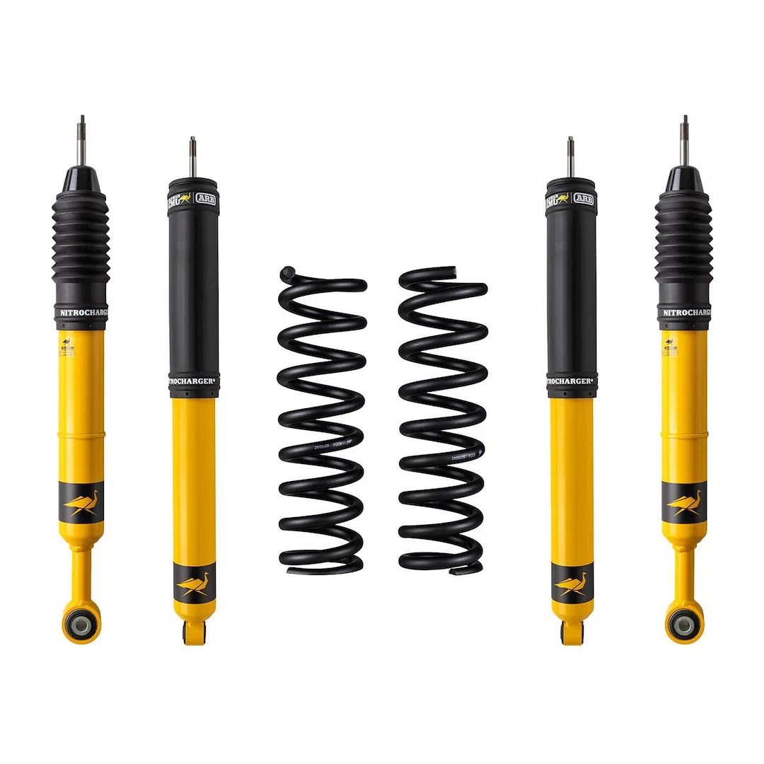1007K – ARB USA Leveling Kit Suspension, 2 Inch Lift Coil Spring With Front Coil Springs/ Front And Rear Sport Shock ...